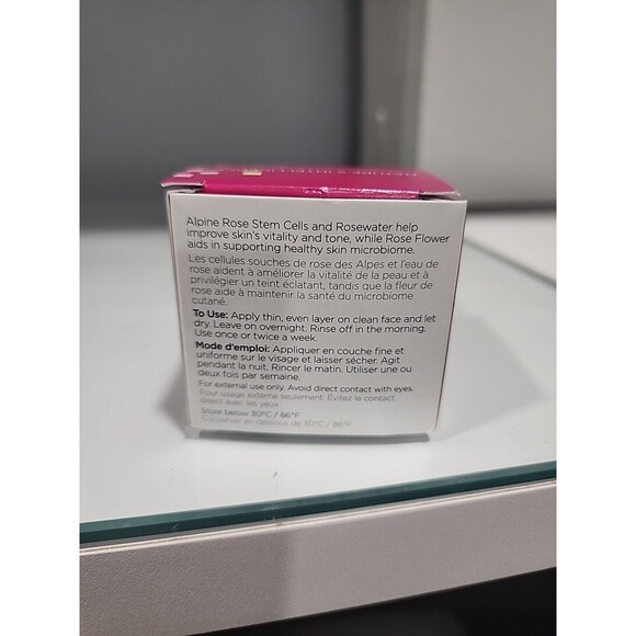 Andalou Naturals Mask 1000 ROSES Overnight Sleeping Dry Chapped Lips Plumping - Picture 3 of 4